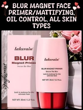 🆕BLUR MAGNET FACE PRIMER/MATTIFYING, OIL CONTROL FOR ALL SKIN TYPES